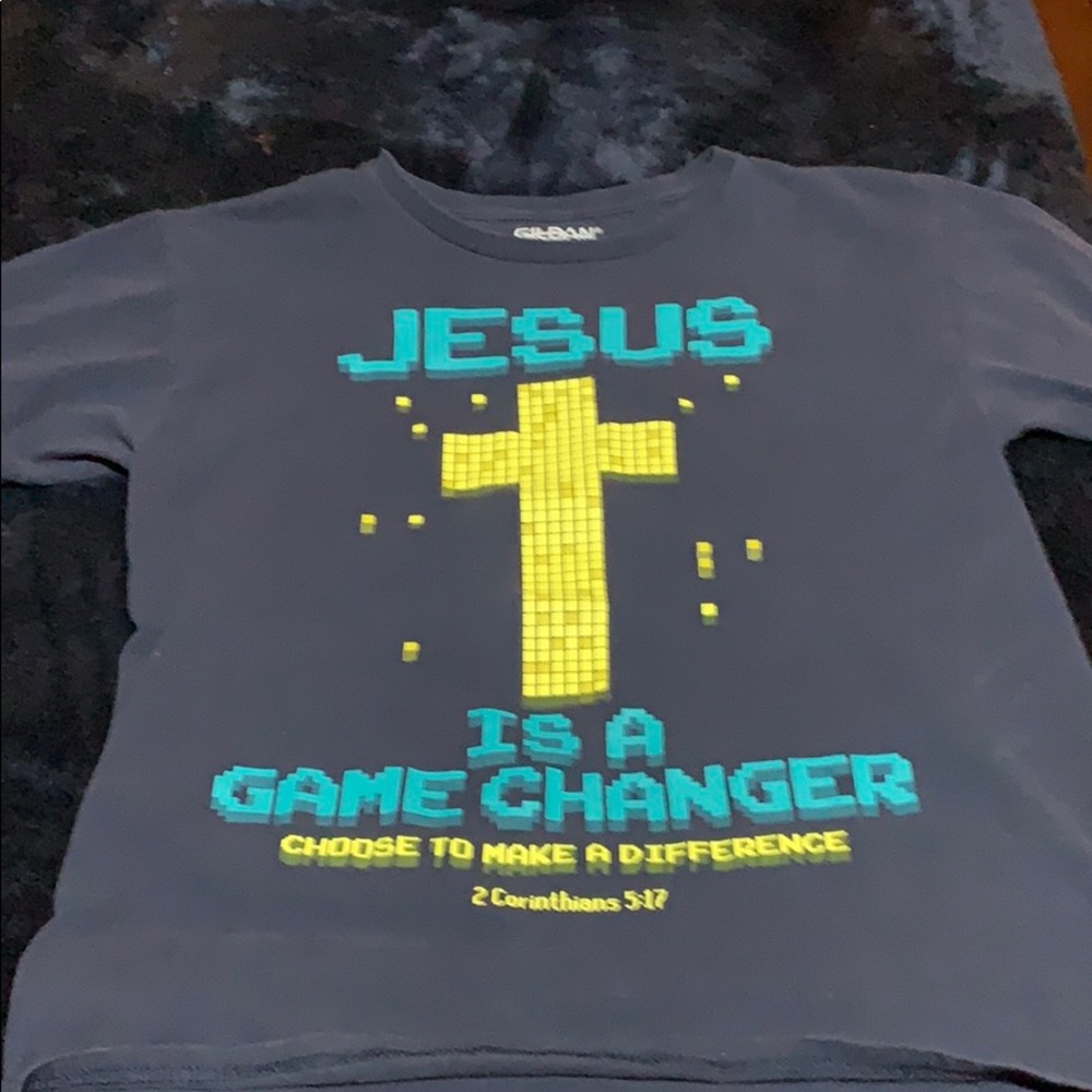 Boys Jesus is a Game Changer T Shirt